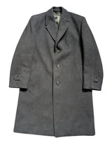 Vintage Alexandre Coat L/42 Charcoal Grey Heavy Wool