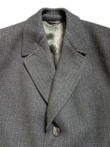 Vintage Alexandre Coat L/42 Charcoal Grey Heavy Wool