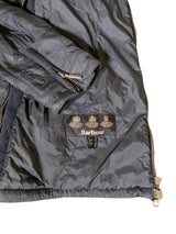 Barbour Ladies Hooded Jacket M/6 US Navy Gracie Polar Quilt Polyester