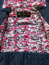 Barbour x Hello Kitty Girls Molly Parka M Navy Polyester