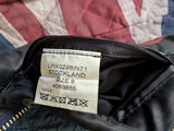 Barbour Ladies Stockland Jacket S/4 US Blue Union Jack Waxed Cotton