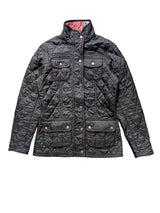 Barbour x William Morris Ladies Jacket S/4 US Black Quilted Polyamide