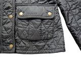 Barbour x William Morris Ladies Jacket S/4 US Black Quilted Polyamide