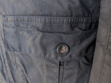 Barbour Jacket M Black Corbridge Waxed Cotton