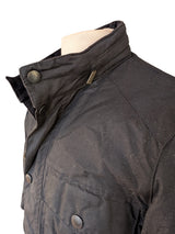 Barbour Jacket M Black Corbridge Waxed Cotton