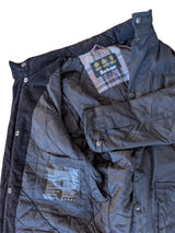 Barbour Jacket M Black Corbridge Waxed Cotton