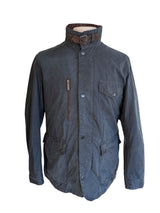 Barbour Jacket L Navy Blue Kenmore Waxed Cotton