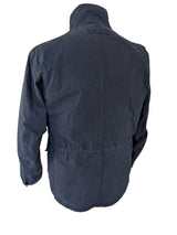 Barbour Jacket L Navy Blue Kenmore Waxed Cotton