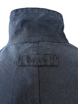 Barbour Jacket L Navy Blue Kenmore Waxed Cotton