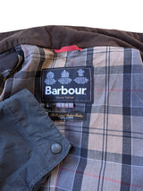 Barbour Jacket L Navy Blue Kenmore Waxed Cotton