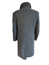 Vintage Dunn & Co. Scottish Tweed Coat M/40 Grey Teal Rust Weave Wool