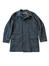 Corneliani Car Coat L Charcoal Virgin Wool