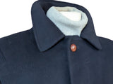 Vintage Pierre Cardin Tyrolean Coat M/40R Navy Blue Wool/Mohair Italy