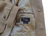 Vintage Odermark Car Coat M/40R Dark Camel Alpaca/Wool