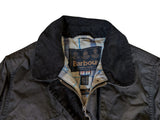 Barbour Ladies Jacket M/6 US Black Waxed Cotton