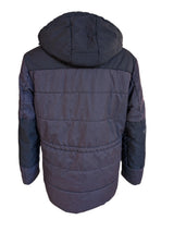 Hackett Parka L Grey Flannel Technical Polyester