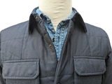 Aspesi Field Jacket XS/S Navy Thermore Padded Wool