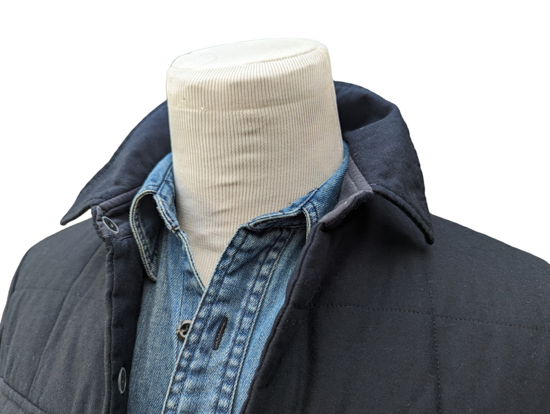 Aspesi Field Jacket XS/S Navy Thermore Padded Wool