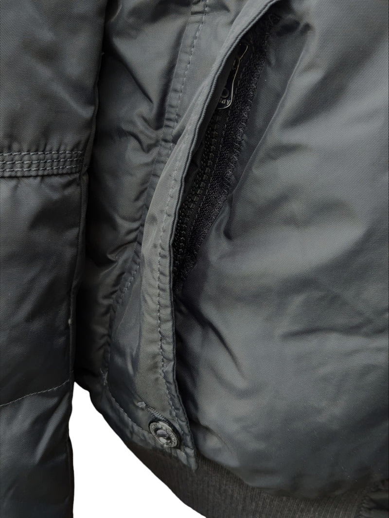 Peuterey Hooded Down Jacket XL Graphite Grey Poliamid