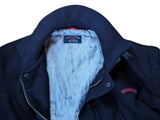 Paul & Shark Convertible Jacket M Navy Blue Wool Blend