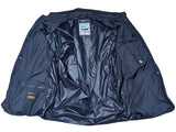 Zegna Sport Light Shell Coat XL Navy Blue Poliamid Thermore