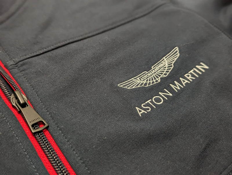 Hackett Aston Martin Full Zip Sweatshirt/Jacket S Navy Blue Cotton