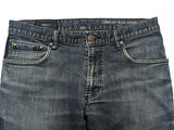 Zegna Jeans 32 Slim Washed Faded Blue 5 pocket cotton/elastane denim