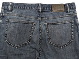 Zegna Jeans 32 Slim Washed Faded Blue 5 pocket cotton/elastane denim