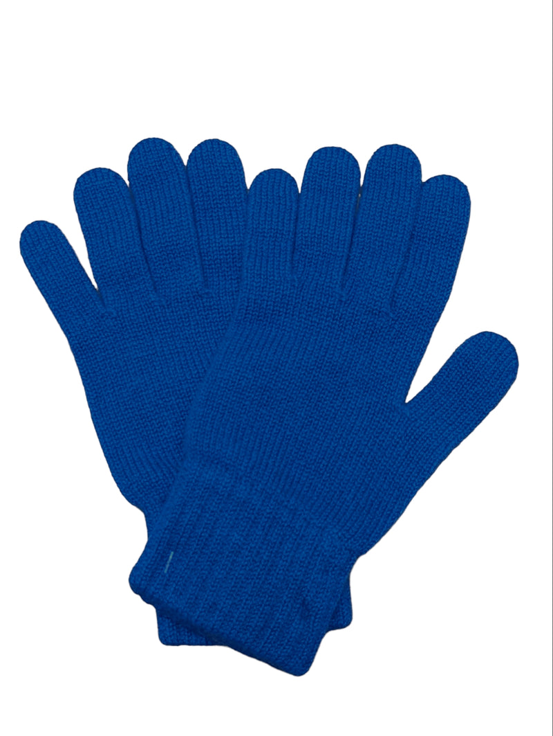 The Wardrobe Gloves Isfahan Blue One size Pure cashmere