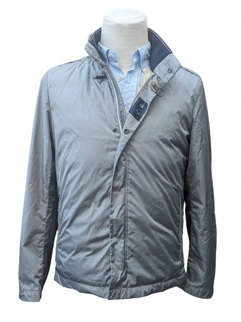 Fay Jacket S/M Silver Light Down-filled Poliamide