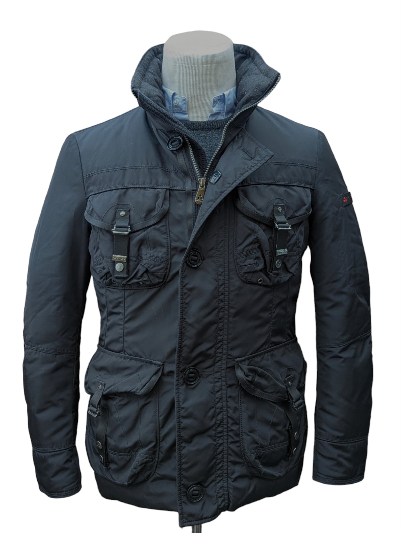 Peuterey Down Field Coat S Black Poliamid – eHABERDASHER