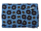 Battisti Scarf Sky Blue Star Medallions Modal/Cashmere whisper