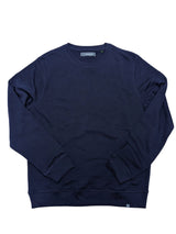 The Wardrobe Crew Sweatshirt Navy Blue Organic Cotton