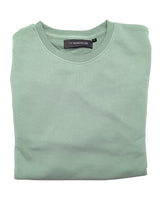 The Wardrobe Crew Sweatshirt Pale Mint Green Organic Cotton