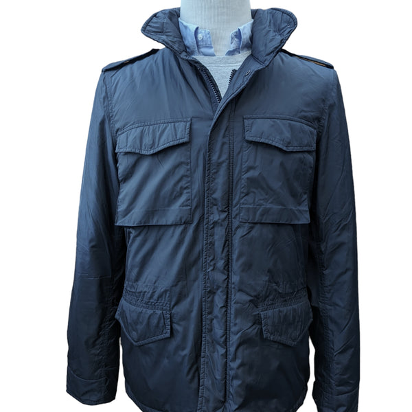 ASPESI M65 綿100% MOORER HERNO HOUSTON Aspesi Field Jacket M Navy Blue Poliamide Thermore padded