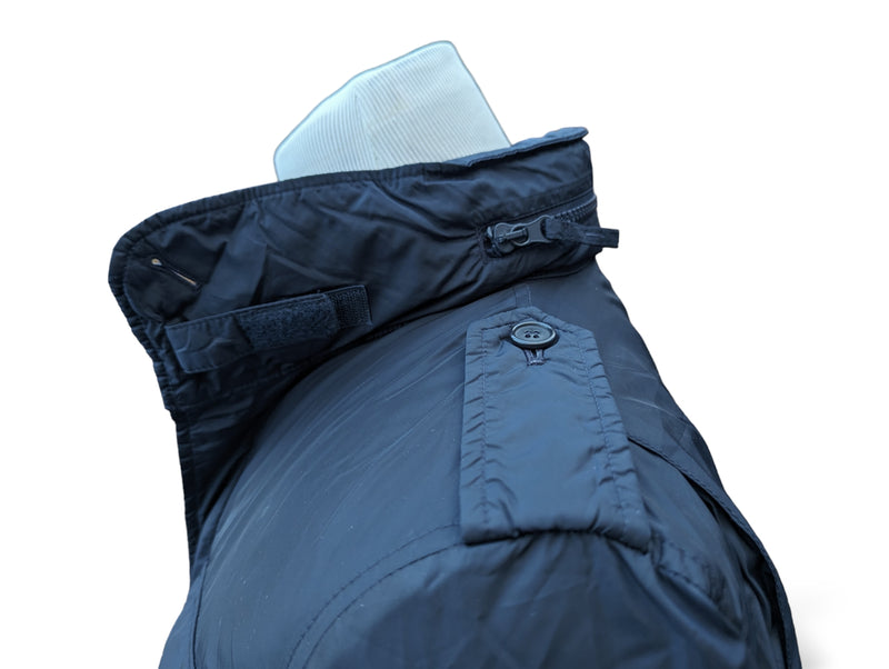 Aspesi Field Jacket M Navy Blue Poliamide Thermore padded