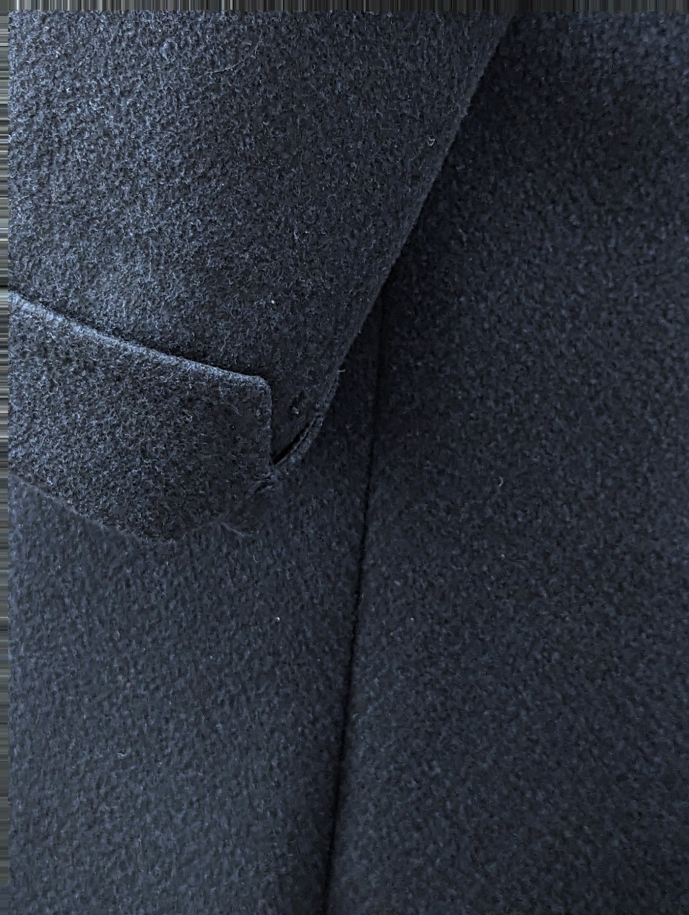 Vintage Chester Barrie Coat 44R Midnight Weave 3-button Pure