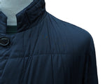 Zegna Sport Light Shell Coat XL Navy Blue Poliamid Thermore
