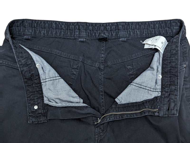 Zegna Jeans 36 Washed Black 5 pocket cotton/elastane