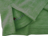 Kiton Polo Shirt M Lime Green Cotton/Linen