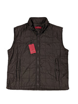 Luigi Bianchi Vest/Gilet L/52 Brown Zip Front Nylon