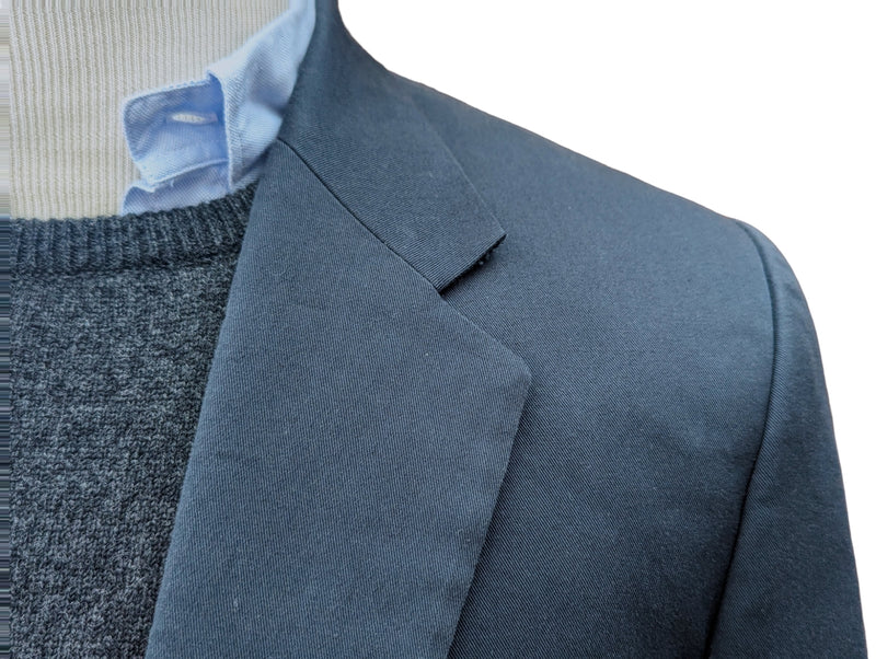 Paul Smith Blazer/Jacket 40R Washed Navy 2-button Cotton Stretch