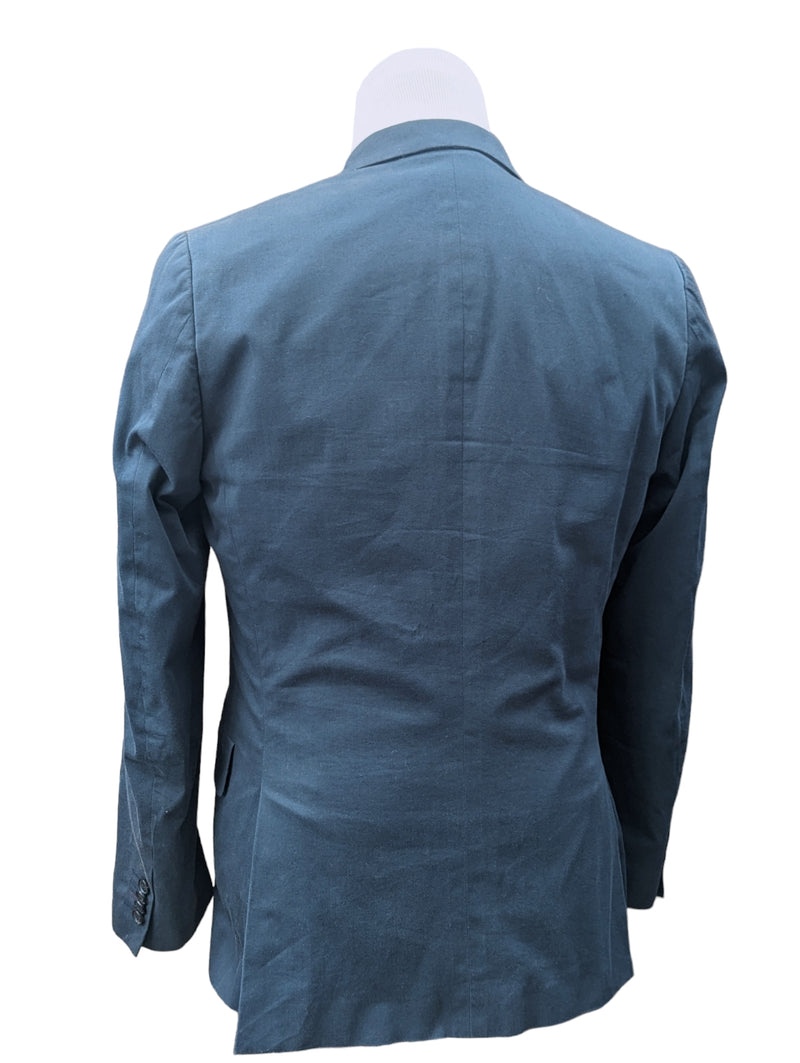 Paul Smith Blazer/Jacket 40R Washed Navy 2-button Cotton Stretch