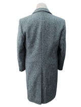 Vintage Dunn & Co. Coat 40R Grey Herringbone 3-button Pure Kynoch Wool Tweed