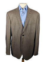 Hackett Sport Coat 44R Soft Brown Herringbone 2-button Pure Cashmere