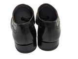 Crockett & Jones Shoes UK 7F Black Brogued Downing Oxfords