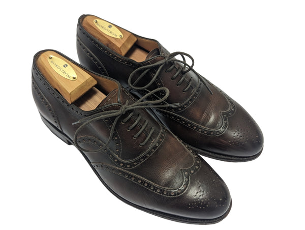 Carlos Santos Shoes Brogued oxford US 7.5 Coimbra leather Z397 last