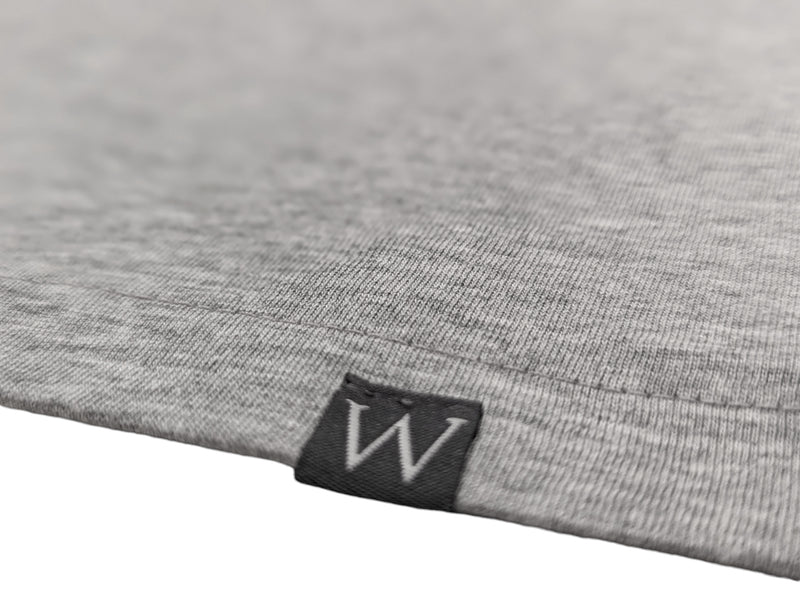 The Wardrobe Short Sleeve T-Shirt Light Grey Organic Cotton