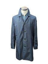 Hackett x Fox Trench Coat 40R Navy Featherweight Polyester