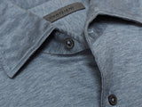 Corneliani Sport Shirt 15.75/M Blue-Grey Cotton Jersey
